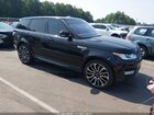 2016 Land Rover Range Rover Sport 3.0l V6 Supercharged Hse Black vin: SALWR2PF8GA595683