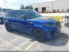 2021 Land Rover Range Rover Sport Svr/svr Carbon Edition Blue vin: SALWZ2RE5MA798045