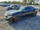 2019 Honda Civic Ex Черный vin: SHHFK7H60KU220134