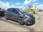 2016 Toyota Yaris Se Gray vin: VNKKTUD32GA060949
