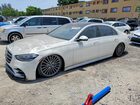 2022 Mercedes-benz S 500 4matic White vin: W1K6G6DB0NA160147