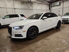 2017 Audi A4 Premium White vin: WAUANAF47HN010011