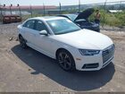 2018 Audi A4 2.0t Premium/2.0t Tech Premium White vin: WAUENAF45JA060386