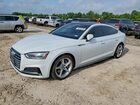 2018 Audi A5 Premium Plus S-line White vin: WAUENCF5XJA058315
