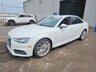 2018 Audi A4 Prestige White vin: WAUMMAF43JA152840