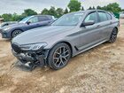2021 Bmw 530 Xi Gray vin: WBA13BJ07MWW92814