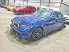 2020 Bmw 330xi Blue vin: WBA5R7C03LFH45858