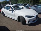 2021 Bmw 430i Xdrive White vin: WBA73AP05MCG47192