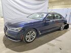 2019 Bmw 750 Xi Синий vin: WBA7F2C56KB240528