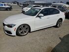 2016 Bmw 328 I Sulev White vin: WBA8E9G57GNT44798