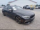 2018 Bmw M550i Xdrive Black vin: WBAJB9C57JB036765