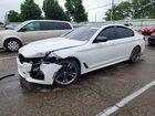 2019 Bmw M550xi White vin: WBAJB9C59KB289216
