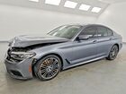 2017 Bmw 540 I Gray vin: WBAJE5C35HG477841