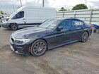 2019 Bmw 540 I Черный vin: WBAJE5C57KG919317