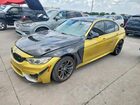 2017 Bmw M3 Yellow vin: WBS8M9C58H5G42141