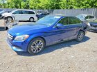 2017 Mercedes-benz C 300 4matic Blue vin: WDDWF4KB6HR243727