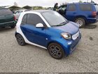 2016 Smart Fortwo Prime Blue vin: WMEFJ5DA3GK049295