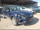 2016 Volkswagen Tiguan S Dark Blue vin: WVGAV7AX3GW510937