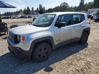 2016 Jeep Renegade Sport Silver vin: ZACCJBAT8GPD76321