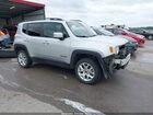 2018 Jeep Renegade Latitude 4x4 Серебряный vin: ZACCJBBB7JPH68946