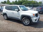 2019 Jeep Renegade Latitude 4x4 White vin: ZACNJBBBXKPK47906