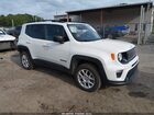 2023 Jeep Renegade Latitude 4x4 White vin: ZACNJDB12PPP17582