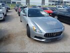 2017 Maserati Quattroporte S Granlusso Серебряный vin: ZAM56RPL7H1211643