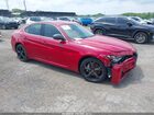 2017 Alfa Romeo Giulia Ti Awd Red vin: ZARFAEEN0H7556312