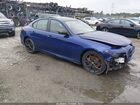 2020 Alfa Romeo Giulia Ti Sport Awd Dark Blue vin: ZARFANBN7L7635828