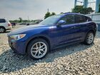 2018 Alfa Romeo Stelvio Ti Sport Blue vin: ZASFAKNN1J7B66924