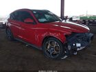 2018 Alfa Romeo Stelvio Ti Sport Awd Red vin: ZASFAKNN9J7B98875