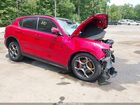 2018 Alfa Romeo Stelvio Sport Awd Red vin: ZASFAKPN6J7B79472