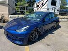 2023 Tesla Model 3 Blue vin: 5YJ3E1EA1PF385831