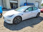 2021 Tesla Model 3 White vin: 5YJ3E1EA9MF873291