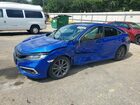 2020 Honda Civic Ex Синий vin: 19XFC1F36LE016188