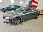 2021 Honda Civic Exl Gray vin: 19XFC1F73ME011521