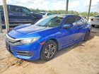 2017 Honda Civic Lx Blue vin: 19XFC2F52HE226401