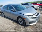 2018 Honda Civic Lx Silver vin: 19XFC2F52JE030044