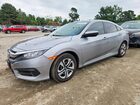 2016 Honda Civic Lx Silver vin: 19XFC2F56GE077750