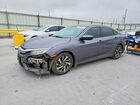 2018 Honda Civic Ex Gray vin: 19XFC2F76JE006296
