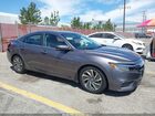 2019 Honda Insight Touring Gray vin: 19XZE4F95KE031602