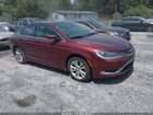 2016 Chrysler 200 Limited Бордовый vin: 1C3CCCAB6GN174582