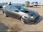 2016 Dodge Dart Sxt Gray vin: 1C3CDFBA2GD652359