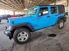 2017 Jeep Wrangler Unlimited Sport Синий vin: 1C4BJWDG2HL640527