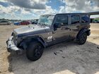 2017 Jeep Wrangler Unlimited Sport Gray vin: 1C4BJWDG7HL732331