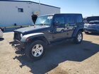 2017 Jeep Wrangler Unlimited Sport Черный vin: 1C4BJWDGXHL636337