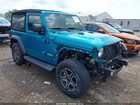 2020 Jeep Wrangler Sport S 4x4 Blue vin: 1C4GJXAG3LW211422