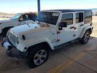 2018 Jeep Wrangler Unlimited Sahara White vin: 1C4HJWEG1JL930398