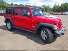 2020 Jeep Wrangler Unlimited Sport S 4x4 Red vin: 1C4HJXDG1LW201990