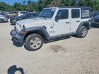 2020 Jeep Wrangler Unlimited Sport White vin: 1C4HJXDG6LW196382